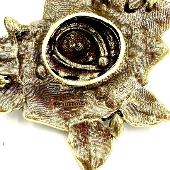 Heidi Daus Necklace Enchanted Beauty Floral Crystal Double Strand NIB - Picture 11 of 11